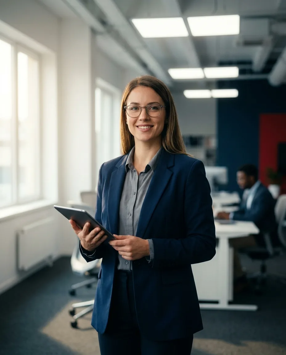Smartweb IT specialists collaborating in a modern office