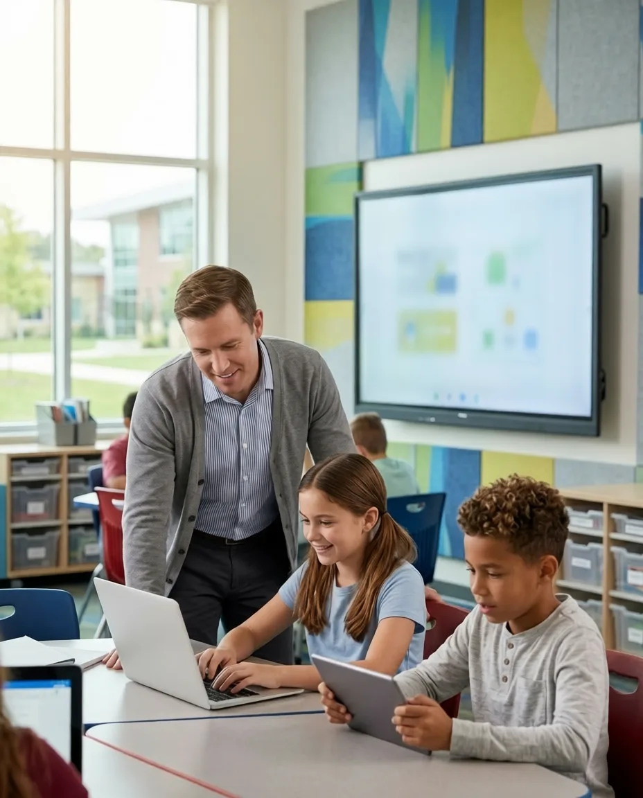 Smartweb supporting the IT systems of a New York school — connected classrooms, managed devices, and protected student data