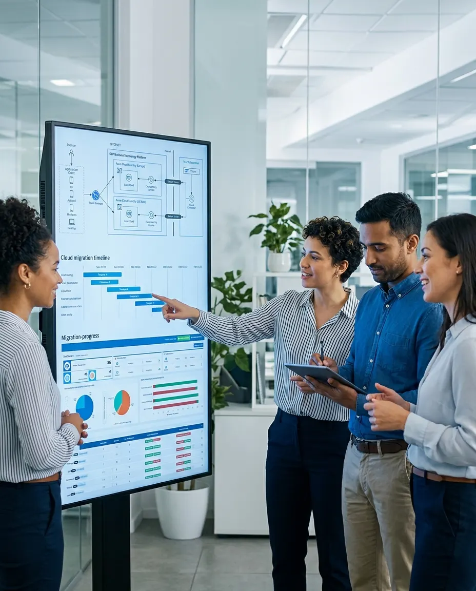 Smartweb engineers planning a cloud migration for New York and Long Island businesses